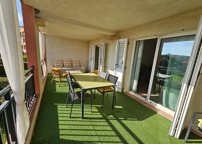Palmeraie 406- Vue Piscine- Clim- Proche Et Commerces Appartamento